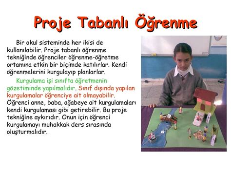 Eğitimde Proje Tabanlı Öğrenme Yöntemleri